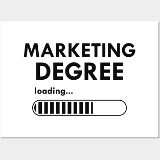 Marketing degree loading Posters and Art